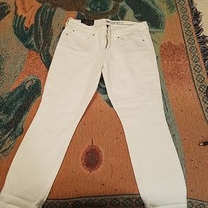 White Gap Skinny Low Rise Jean's 28/6